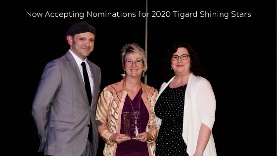 Now Accepting Nominations for 2020 Tigard Shining Stars