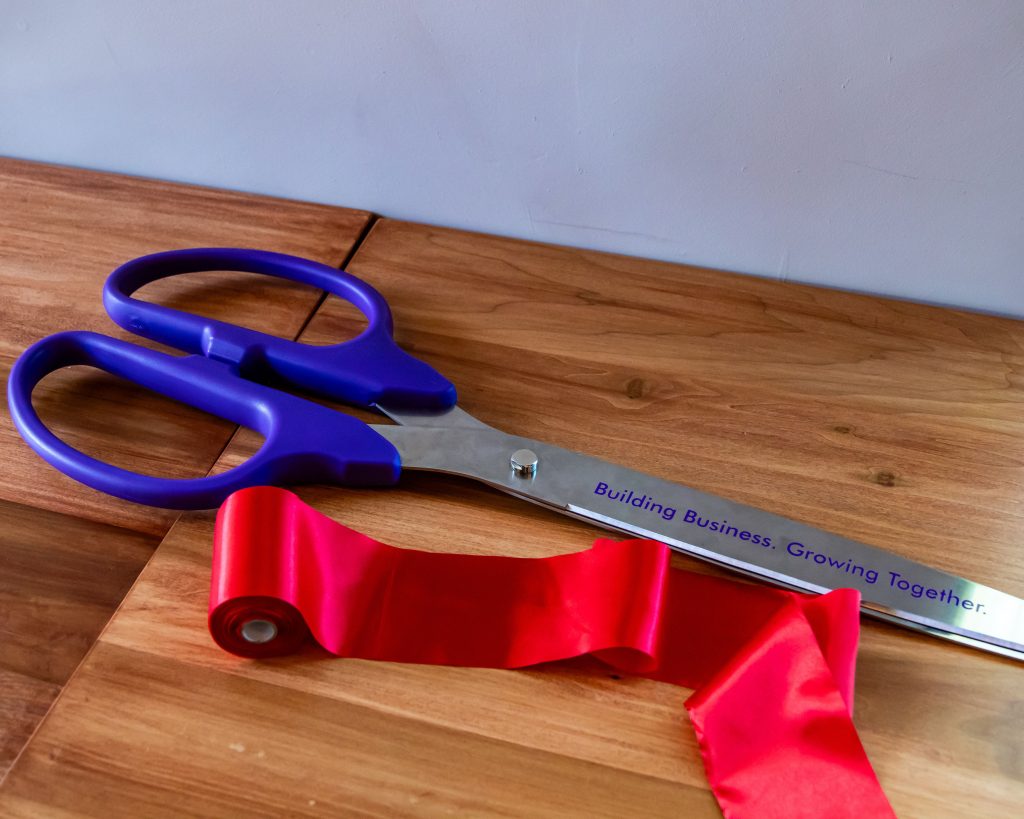 Home Page Ribbon Cutting Box
